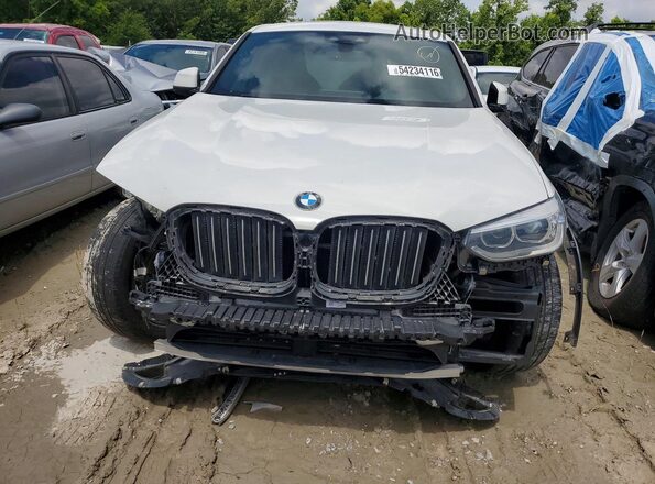 5UX2V1C05L9C53005 2020 BMW X4 White Widok z przodu
