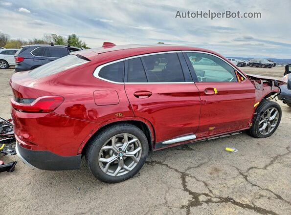 5UX2V1C05L9C67941 2020 BMW X4 Red Հետևի աջ