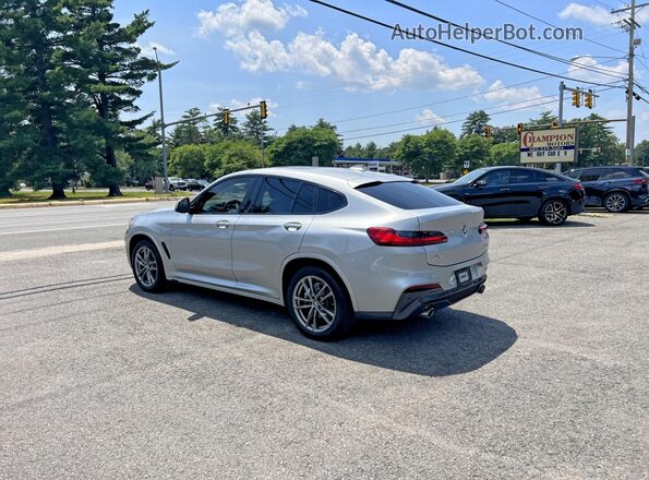 5UX2V1C05LLE67544 2020 BMW X4 Серебряный Задняя правая четверть
