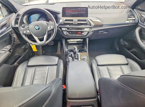 5UX2V1C09L9B67132 2020 BMW X4 White Вид панелі приладів