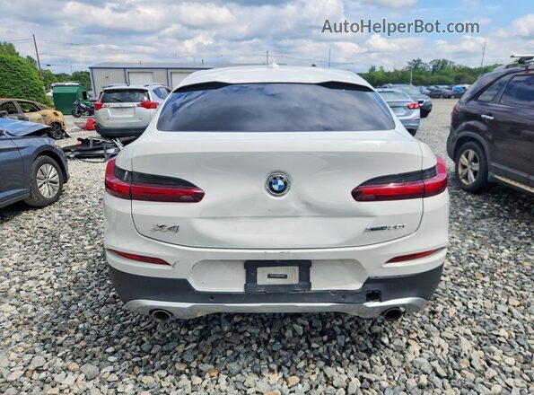 5UX2V1C09L9B67132 2020 BMW X4 White Вид ззаду