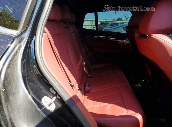 5UX2V1C09M9F37206 2021 BMW X4 Black Սալոնի հետևի տեսք