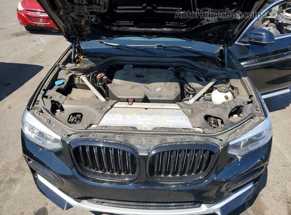 5UX2V1C09M9F37206 2021 BMW X4 Black Շարժիչի բաժամունքի տեսք