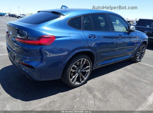 5UX2V5C01L9B52874 2020 BMW X4 Blue Rear right