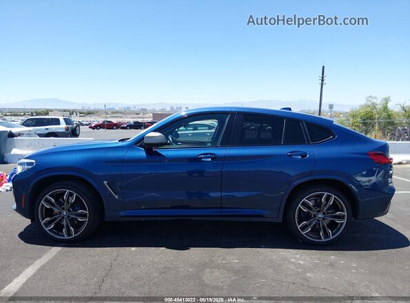 5UX2V5C01L9B52874 2020 BMW X4 Blue 360 interior view