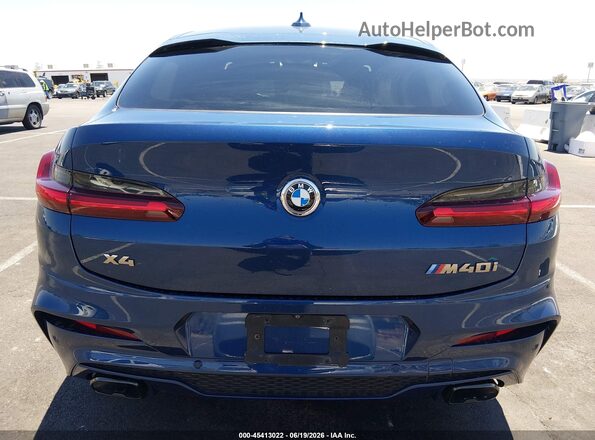 5UX2V5C01L9B52874 2020 BMW X4 Blue 