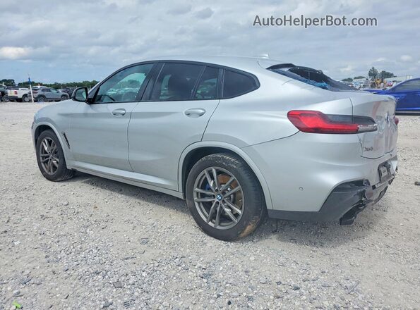 5UX2V5C02L9B17924 2020 BMW X4 Silver Հետևի ձախ