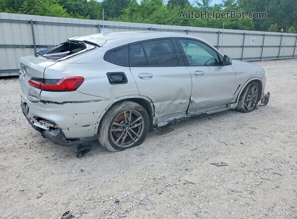 5UX2V5C02L9B17924 2020 BMW X4 Silver Հետևի աջ