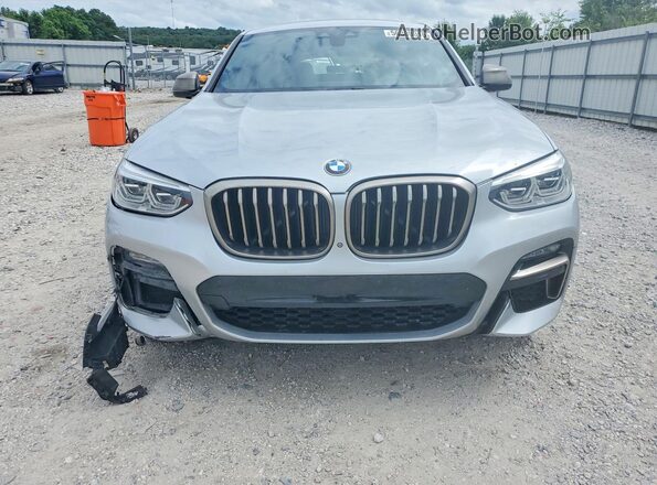5UX2V5C02L9B17924 2020 BMW X4 Silver Դիմացի տեսք