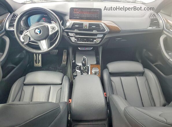 5UX2V5C02L9B17924 2020 BMW X4 Silver Առջևի վահանակի տեսք