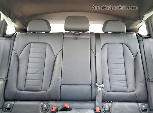 5UX2V5C02L9B85480 2020 BMW X4 Black Vista de los asientos traseros