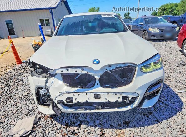 5UX2V5C05L9B67555 2020 BMW X4 White Front view