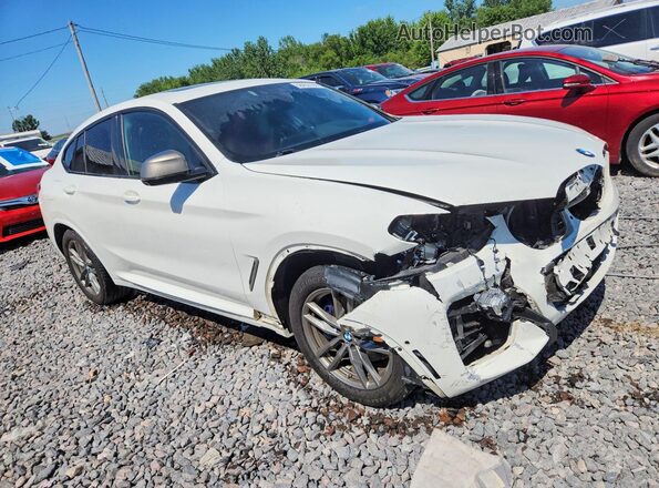 5UX2V5C05L9B67555 2020 BMW X4 White Front right