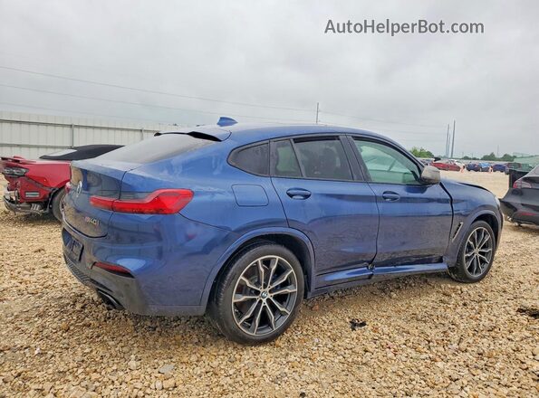 5UX2V5C08L9B04191 2020 BMW X4 Blue Tył prawy