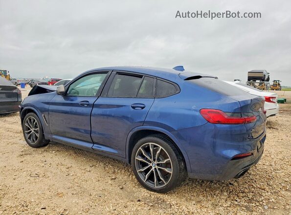 5UX2V5C08L9B04191 2020 BMW X4 Blue Tył lewy