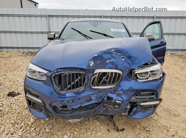 5UX2V5C08L9B04191 2020 BMW X4 Blue Widok komory silnika