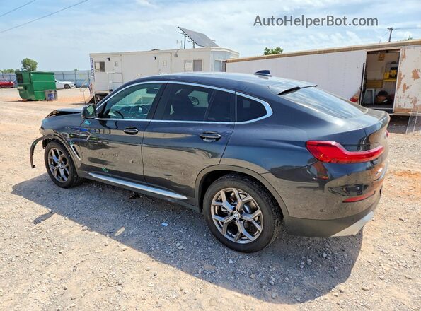 5UX33DT02N9L91340 2022 BMW X4 Gray Rear left