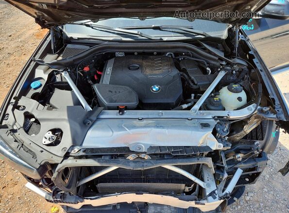 5UX33DT02N9L91340 2022 BMW X4 Gray Engine compartment view