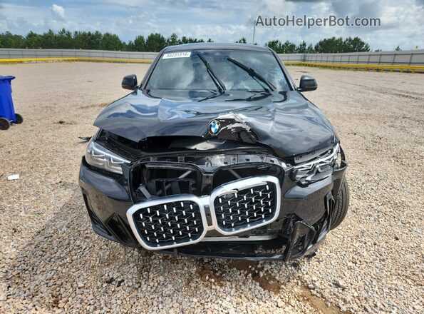 5UX33DT02N9M34218 2022 BMW X4 Black Դիմացի տեսք