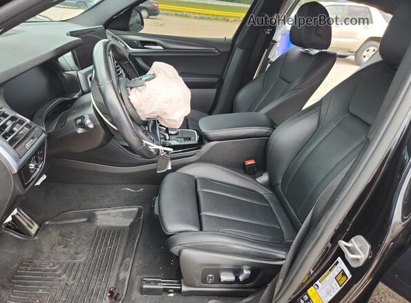 5UX33DT02N9M34218 2022 BMW X4 Black Սալոնի դիմացի տեսք