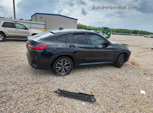5UX33DT02N9M34218 2022 BMW X4 Black Հետևի աջ