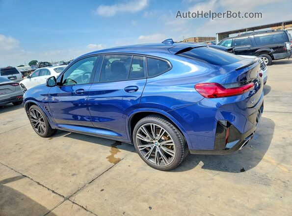 5UX33DT03N9K73863 2022 BMW X4 Blue Tył lewy