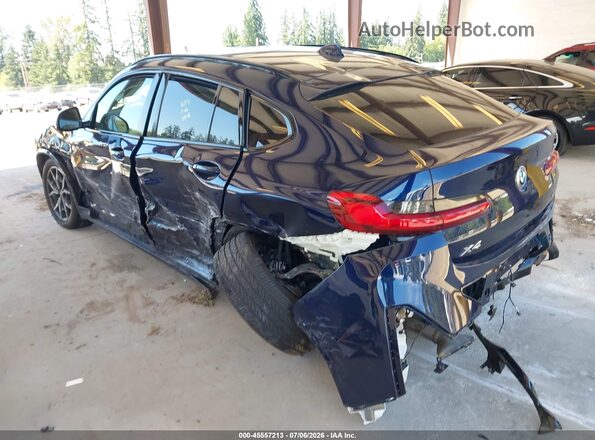5UX33DT03P9P13163 2023 BMW X4 Blue უკანა მარცხენა