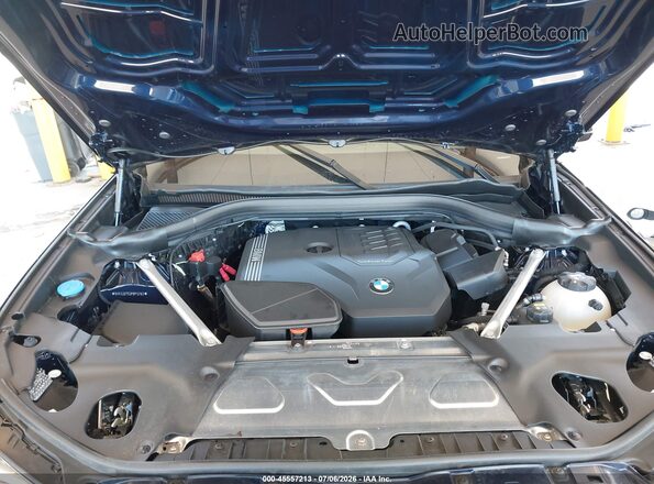 5UX33DT03P9P13163 2023 BMW X4 Blue უკანა ხედი
