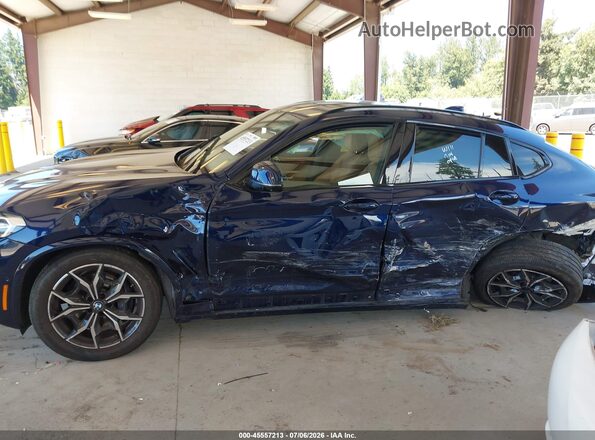 5UX33DT03P9P13163 2023 BMW X4 Blue სალონის 360-გრადუსიანი ხედი