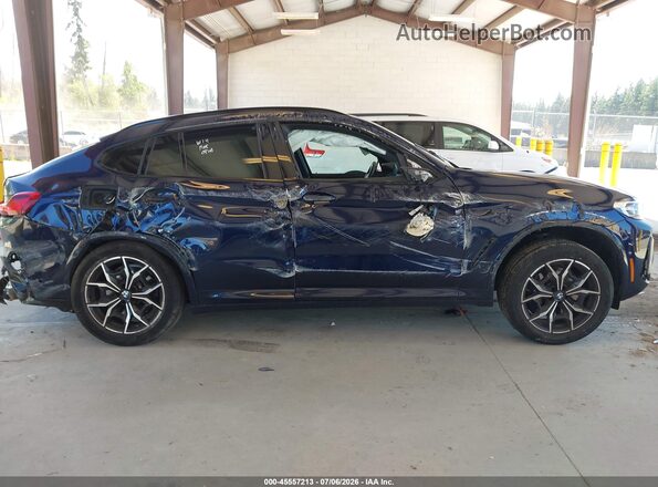 5UX33DT03P9P13163 2023 BMW X4 Blue წინა ხედი