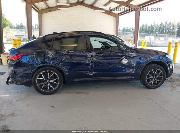 5UX33DT03P9P13163 2023 BMW X4 Blue უკანა სალონის ხედი