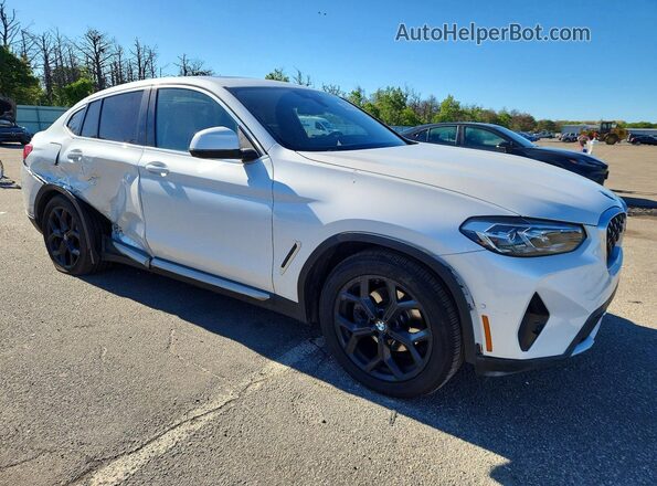 5UX33DT03R9V10857 2024 BMW X4 White წინა მარჯვენა