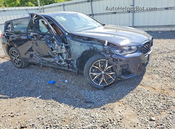 5UX33DT04P9S77567 2023 BMW X4 Blue Առջևի աջ