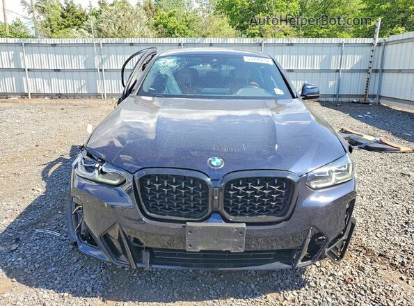 5UX33DT04P9S77567 2023 BMW X4 Blue Դիմացի տեսք