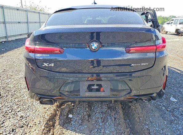 5UX33DT04P9S77567 2023 BMW X4 Blue Հետևի տեսք