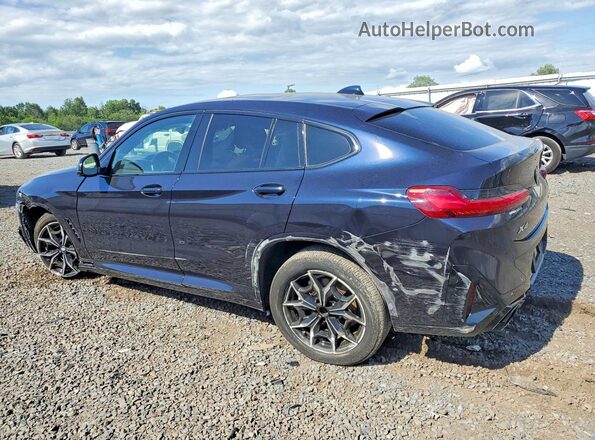 5UX33DT04P9S77567 2023 BMW X4 Blue Հետևի ձախ