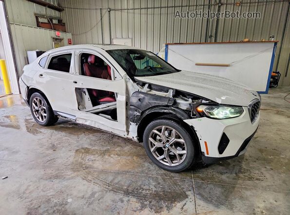 5UX33DT05N9M14965 2022 BMW X4 White Przód prawy