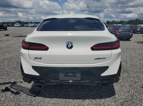 5UX33DT05P9P68360 2023 BMW X4 White Rear view