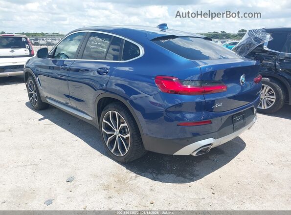5UX33DT05P9R33310 2023 BMW X4 Blue უკანა მარცხენა