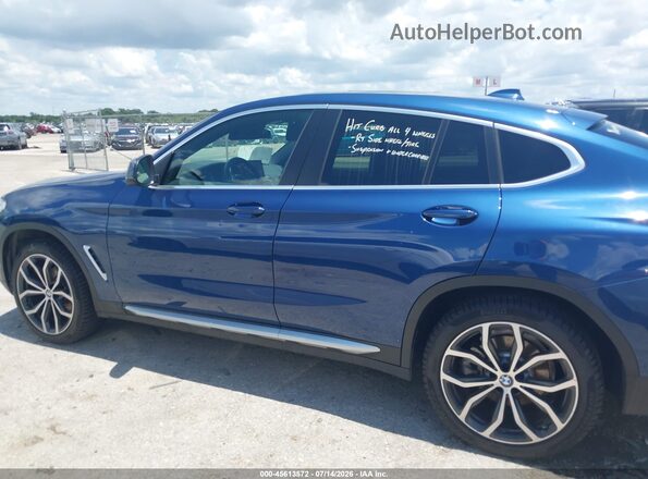 5UX33DT05P9R33310 2023 BMW X4 Blue სალონის 360-გრადუსიანი ხედი