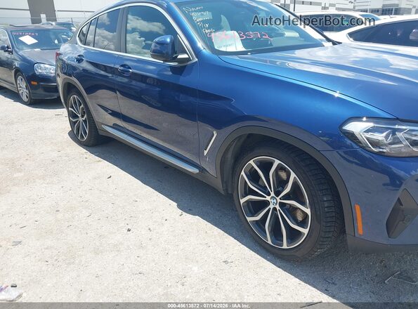 5UX33DT05P9R33310 2023 BMW X4 Blue წინა ხედი