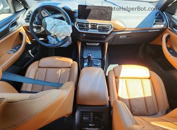 5UX33DT07N9L96355 2022 BMW X4 Синий Вид панели приборов