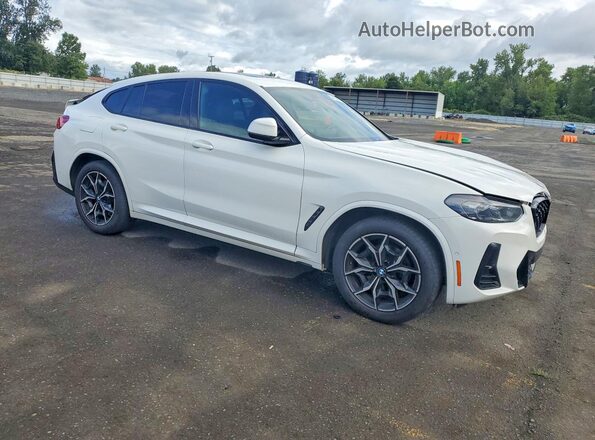 5UX33DT0XP9P10129 2023 BMW X4 White Front right