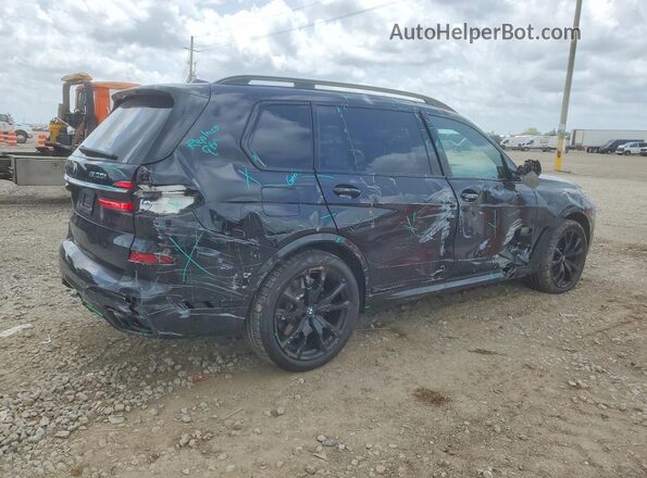 5UX33EM02S9X77515 2025 BMW X7 Black უკანა მარჯვენა