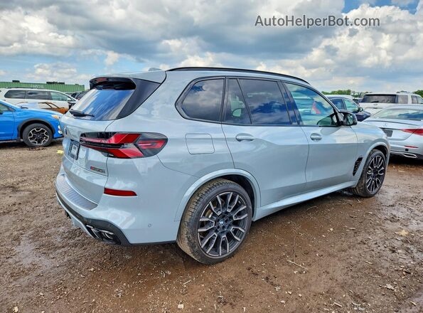 5UX33EU00S9W99297 2025 BMW X5 Silver უკანა მარჯვენა