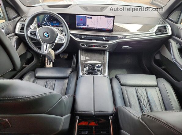 5UX33EU00S9W99297 2025 BMW X5 Silver წინა პანელის ხედი