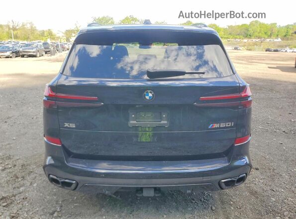 5UX33EU00S9Z20803 2025 BMW X5 Black Widok z tyłu