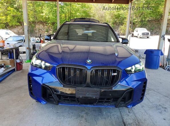 5UX33EU03S9Y30867 2025 BMW X5 Blue Դիմացի տեսք