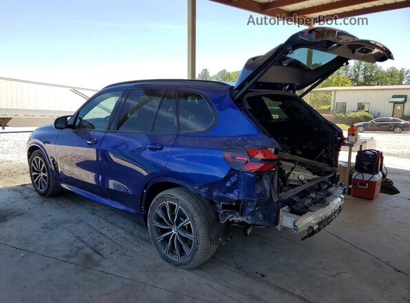 5UX33EU03S9Y30867 2025 BMW X5 Blue Հետևի ձախ