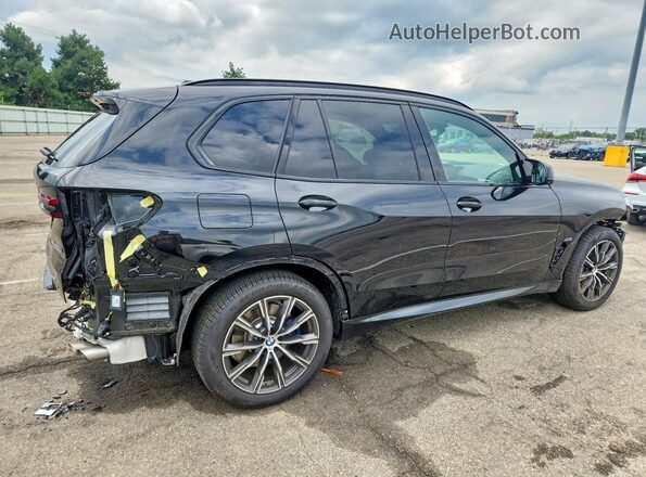 5UX33EU04S9Y17755 2025 BMW X5 Black Հետևի աջ